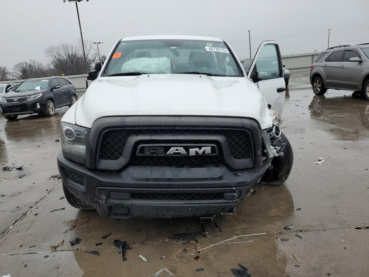 2021 RAM 1500 VIN 1C6RR7LT4MS516729 Copart auction photo, front end / side damage thumbnail 5