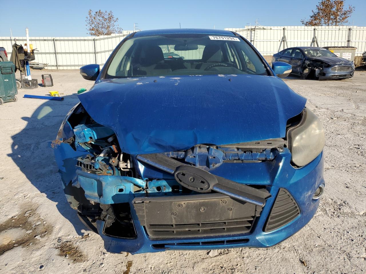 2014 Ford Focus VIN 1FADP3K26EL154141 Copart auction photo, front end damage thumbnail 5