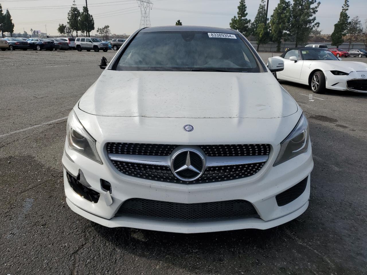 2015 Mercedes-Benz CLA-klasse VIN WDDSJ4EB7FN173457 Copart auction photo, side / undercarriage damage thumbnail 5