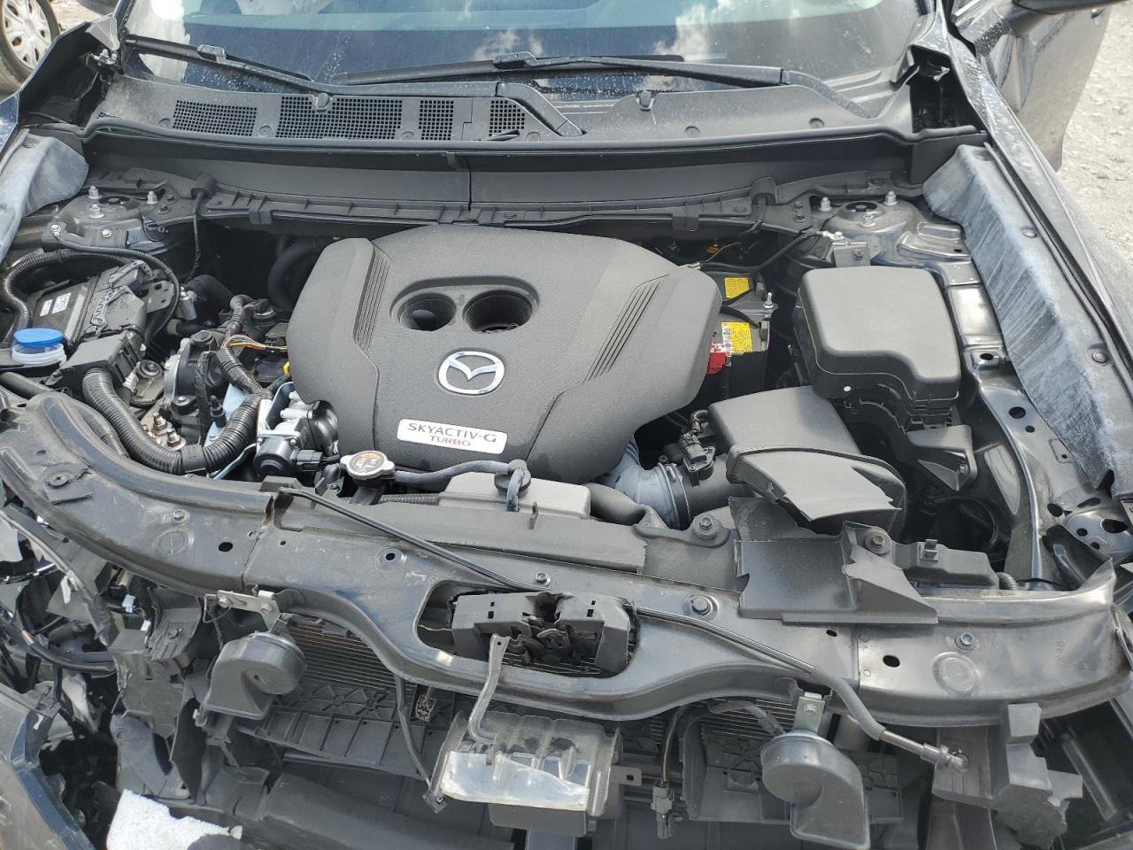 2021 Mazda CX-9 VIN JM3TCACY4M0528066 Copart auction photo, front end / side damage thumbnail 12