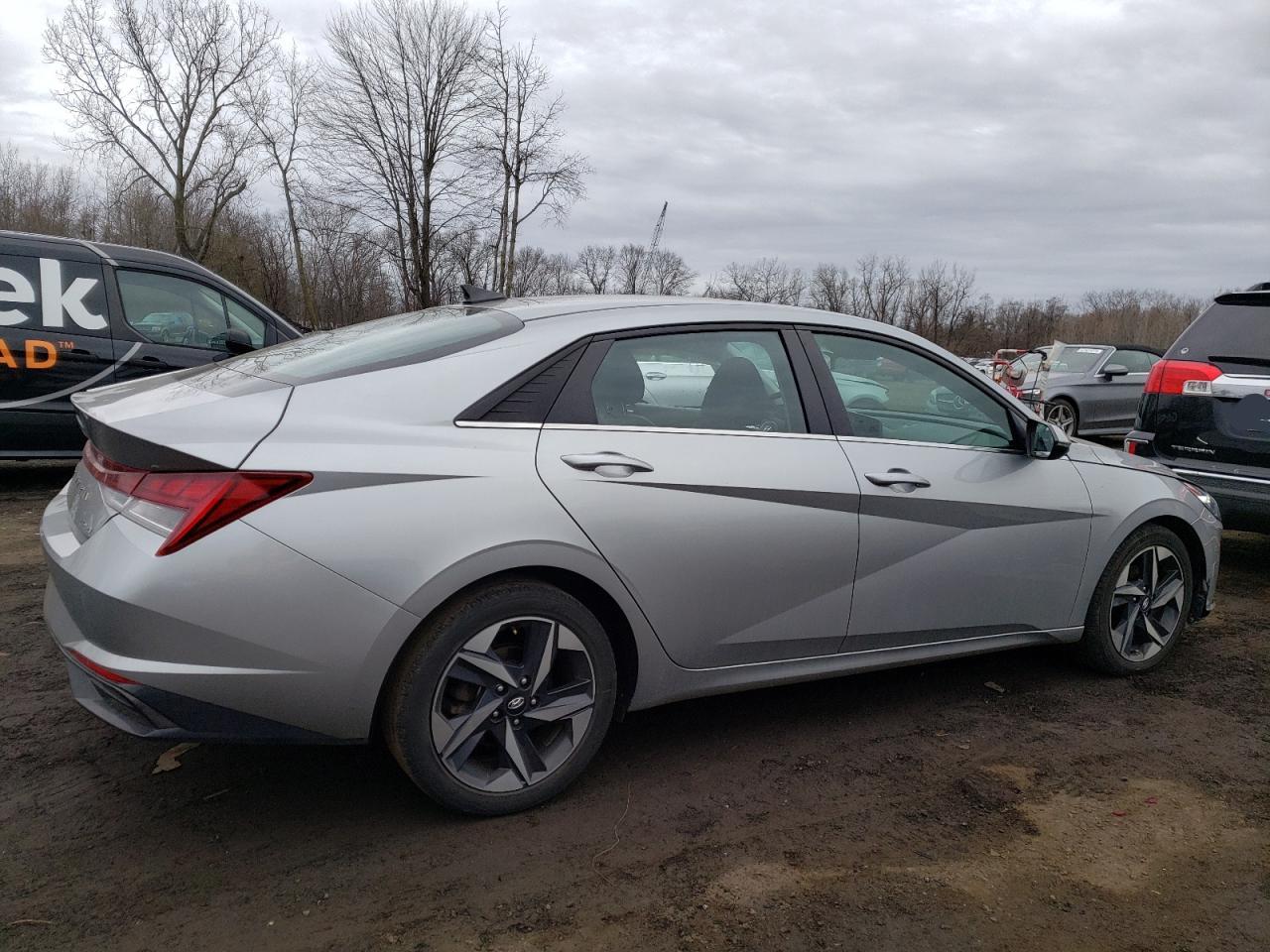 2022 Hyundai Elantra VIN 5NPLP4AG3NH083848 Copart auction photo, side / minor dent/scratches damage thumbnail 3