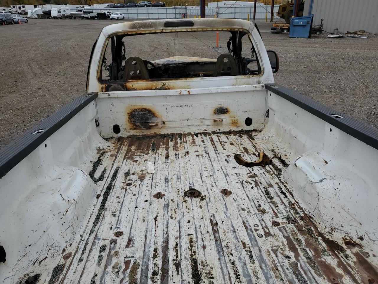2006 Ford F350 VIN 1FTWF32P06ED47280 Copart auction photo, burn damage thumbnail 11