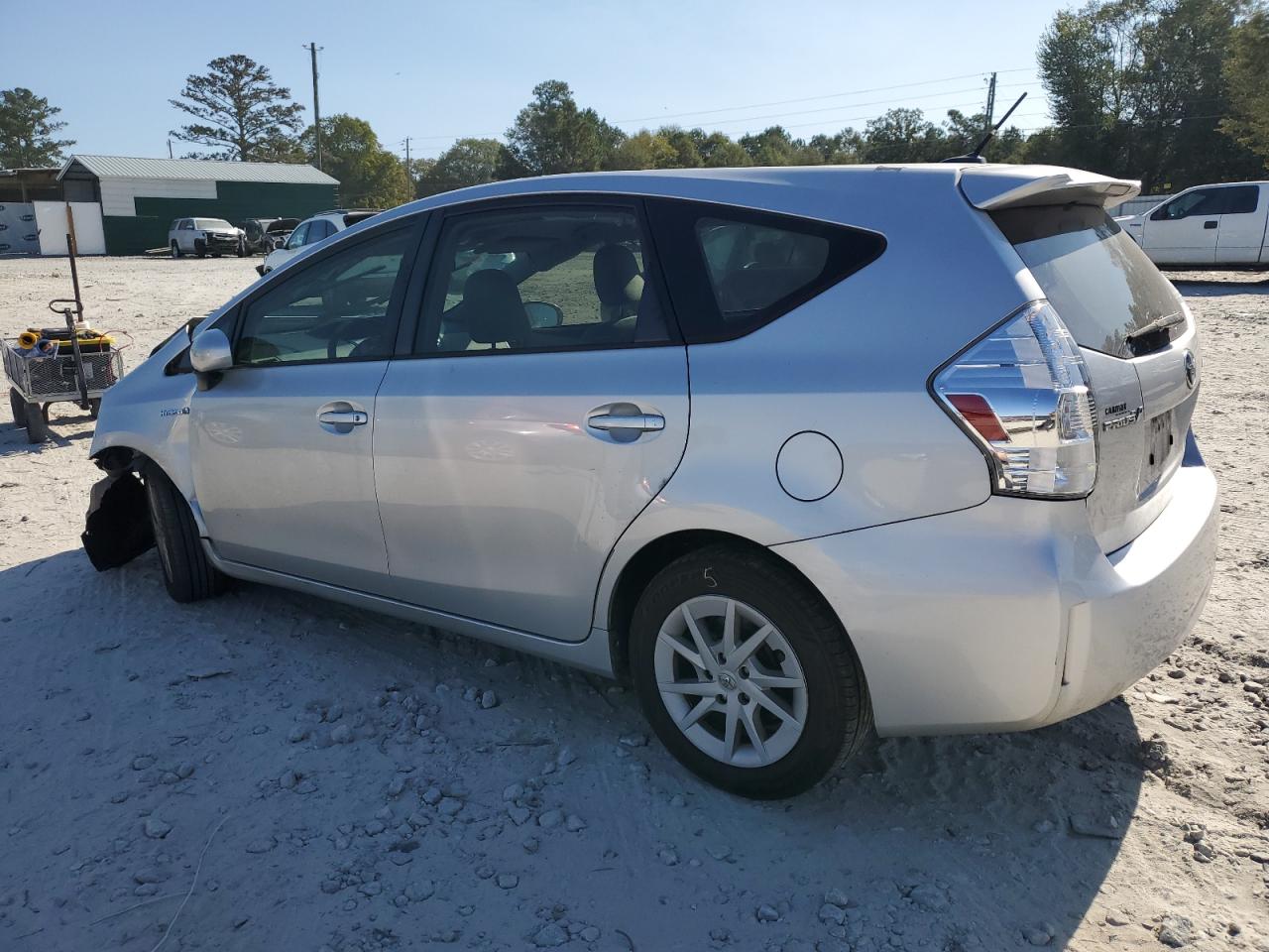 2013 Toyota Prius VIN JTDZN3EU1D3204879 Copart auction photo, front end / side damage thumbnail 2