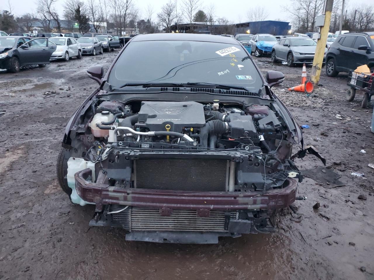 2017 Ford Fusion VIN 3FA6P0VPXHR302344 Copart auction photo, front end damage thumbnail 5