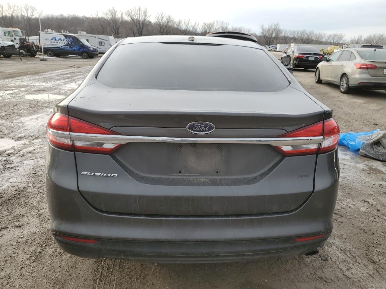 2017 Ford Fusion VIN 3FA6P0H7XHR141246 Copart auction photo, vandalism / side damage thumbnail 6