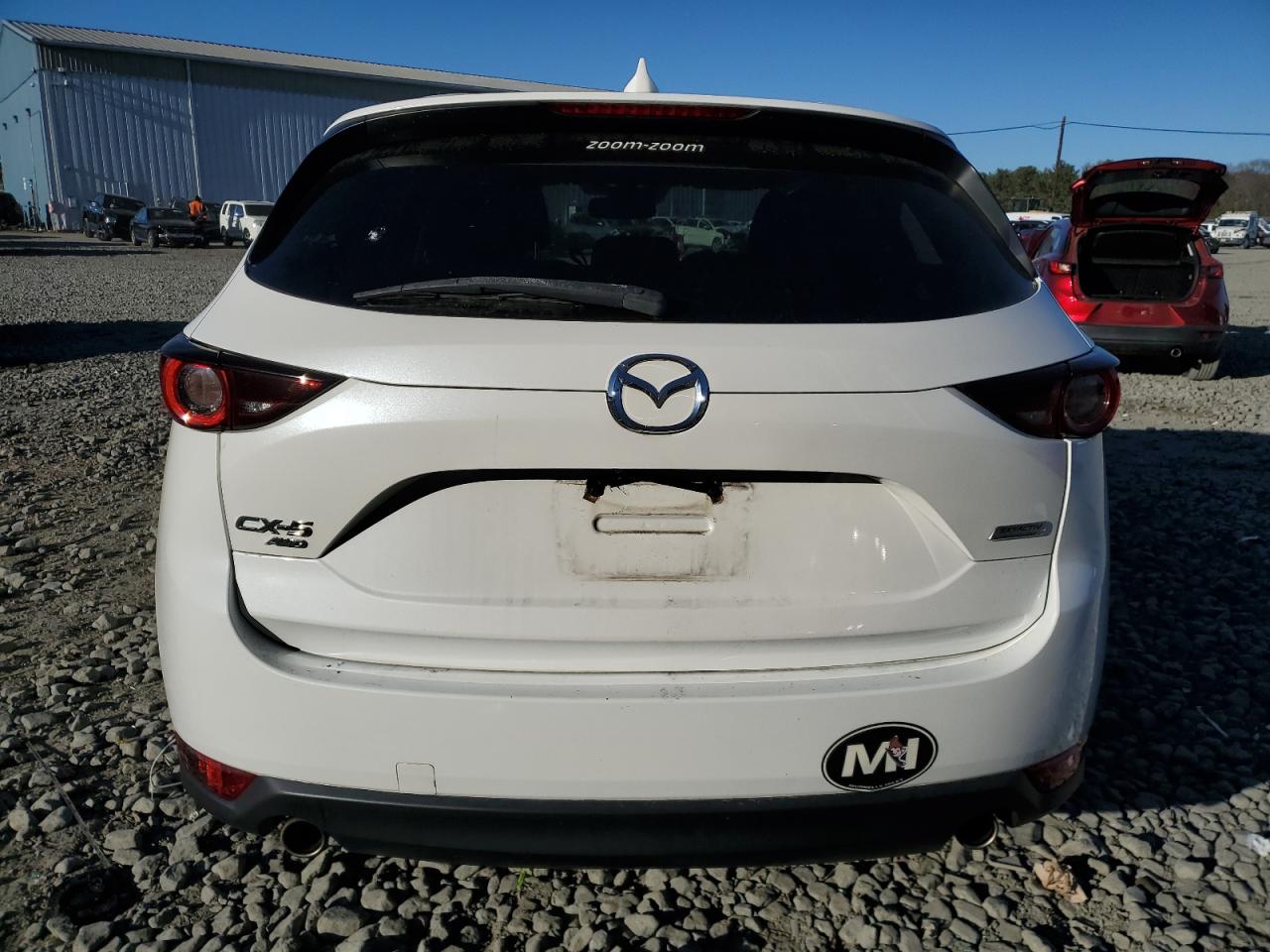 2017 Mazda CX-5 VIN JM3KFBCL6H0201574 Copart auction photo, front end / side damage thumbnail 6
