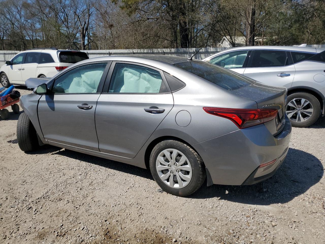 2022 Hyundai Accent VIN 3KPC24A69NE155811 Copart auction photo, front end damage thumbnail 2
