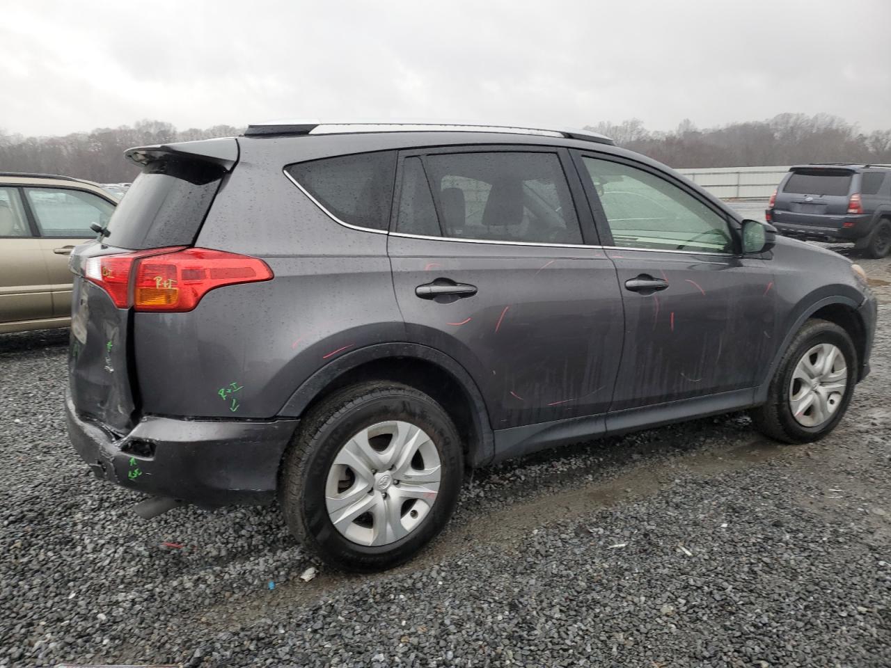 2015 Toyota RAV 4 VIN JTMBFREV1FJ024634 Copart auction photo, rear end / front end damage thumbnail 3