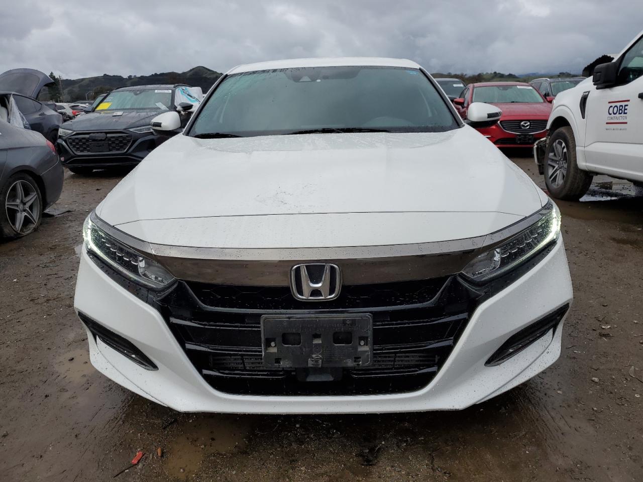2019 Honda Accord VIN 1HGCV1F38KA152709 Copart auction photo, rear end damage thumbnail 5