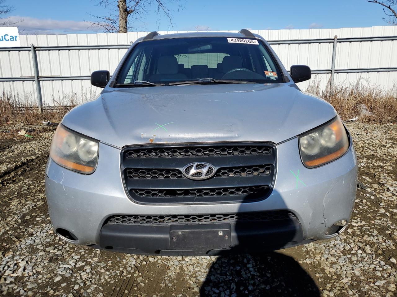 2009 Hyundai Santa Fe VIN 5NMSG13D09H234466 Copart auction photo, front end / minor dent/scratches damage thumbnail 5