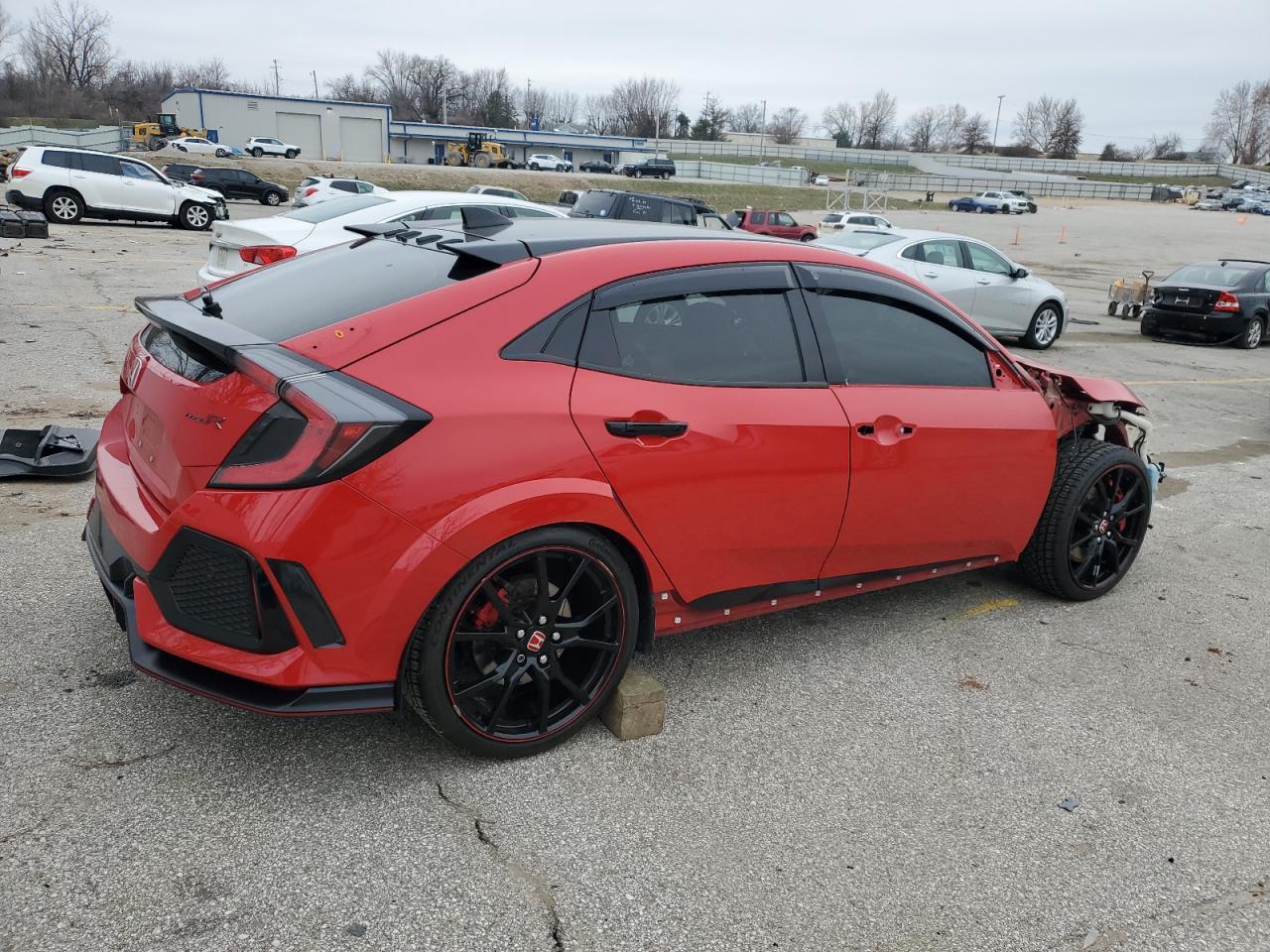 2018 Honda Civic VIN SHHFK8G7XJU203405 Copart auction photo, all over damage thumbnail 3