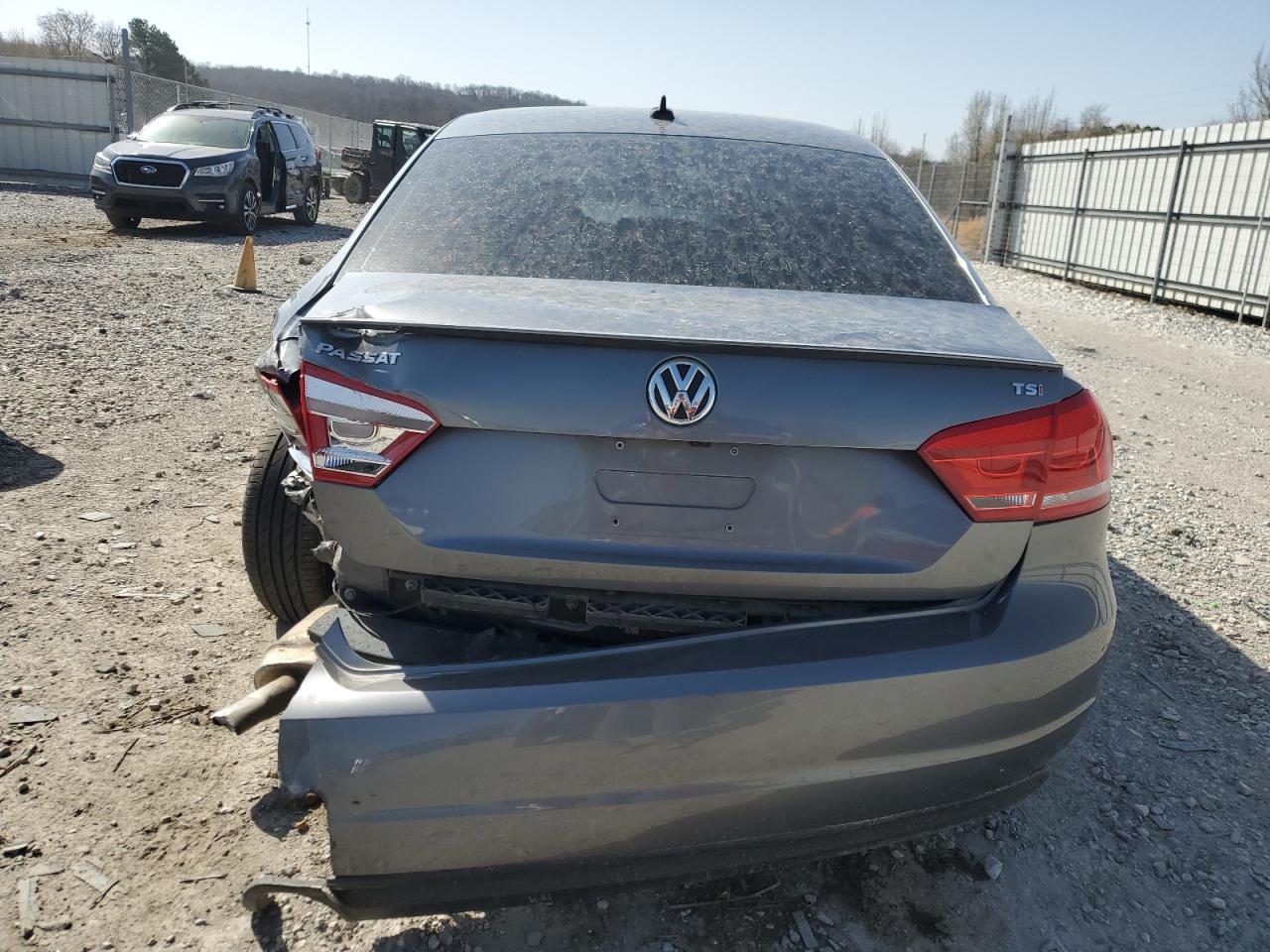 2015 Volkswagen Passat VIN 1VWAT7A33FC089094 Copart auction photo, rear end / undercarriage damage thumbnail 6
