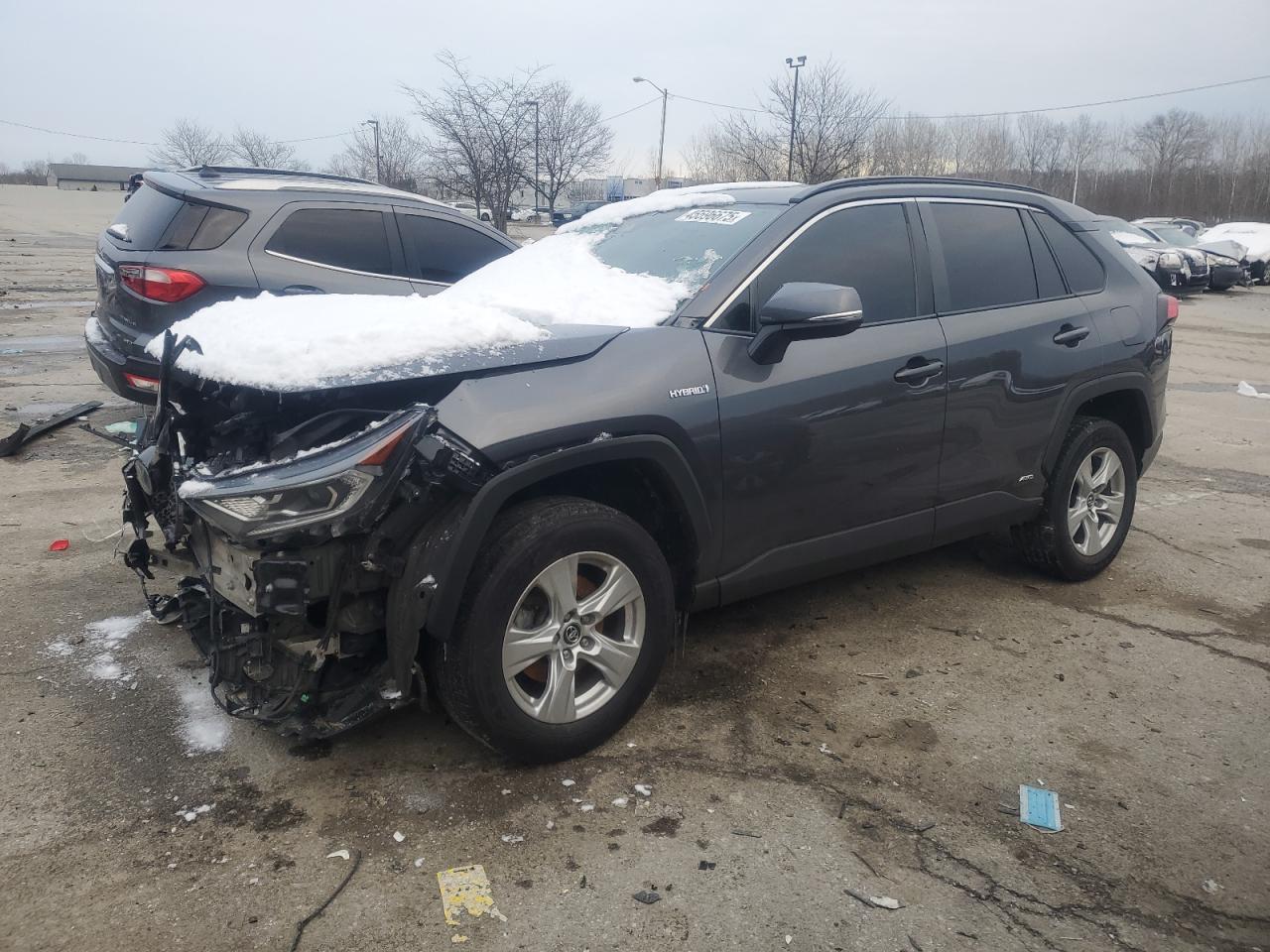 2020 Toyota RAV 4 VIN 2T3RWRFV0LW076881 - Copart auction photo