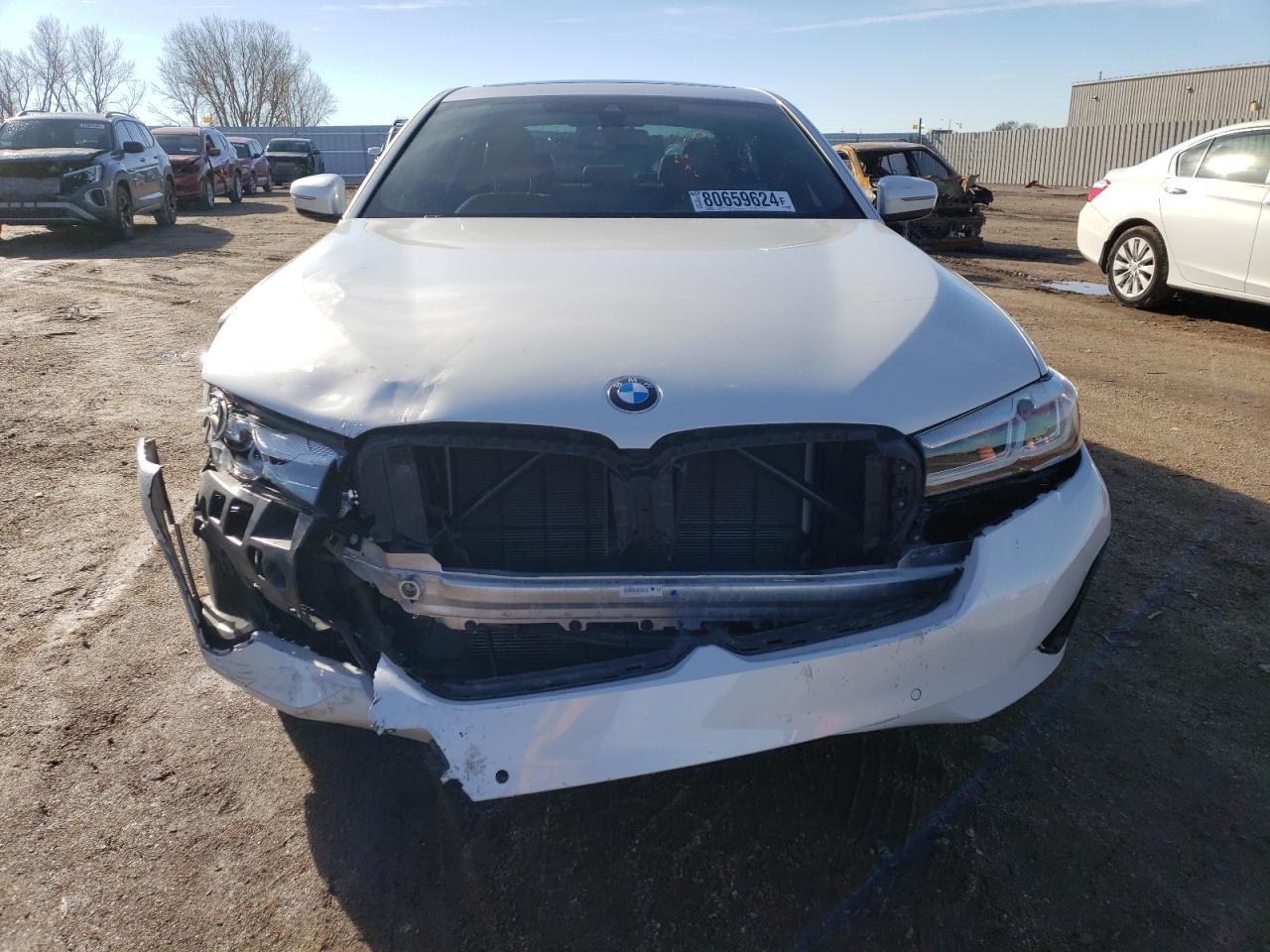 2023 BMW 5er VIN WBA13BJ02PWY15441 Copart auction photo, front end damage thumbnail 5
