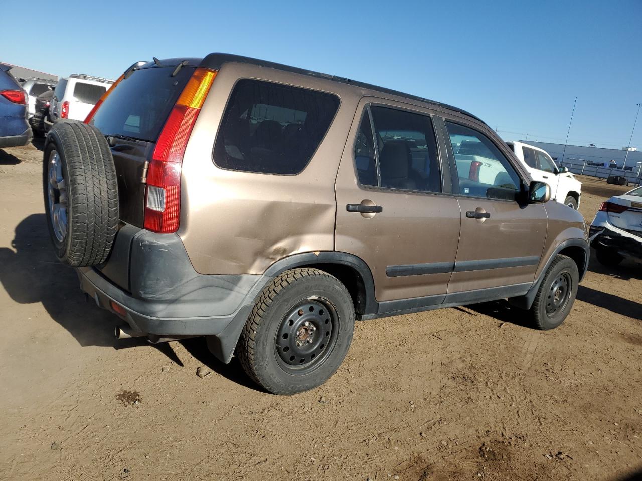 2002 Honda CR-V VIN JHLRD77802C031401 Copart auction photo, hail / rear end damage thumbnail 3