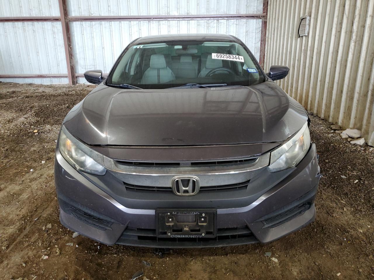 2016 Honda Civic VIN 19XFC2F56GE030637 Copart auction photo, front end / rear end damage thumbnail 5