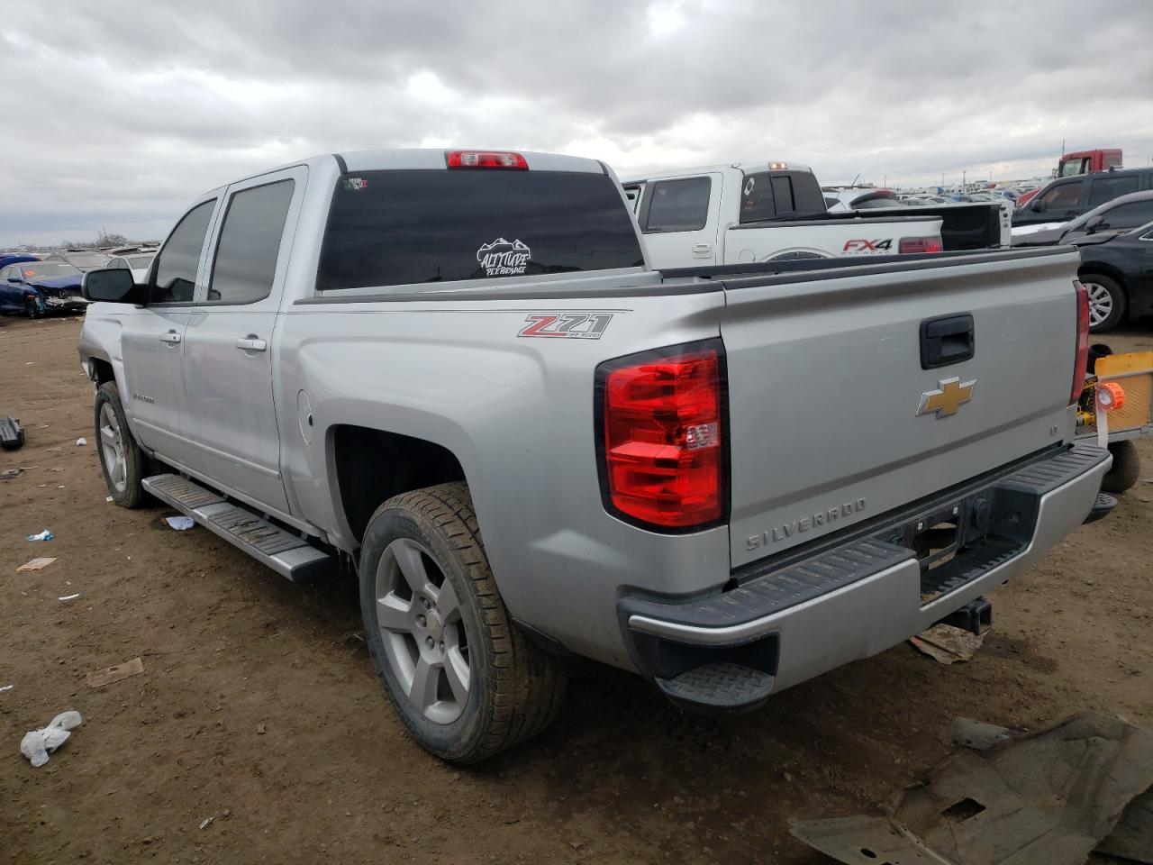 2017 Chevrolet Silverado VIN 3GCUKREC1HG111831 Copart auction photo, front end damage thumbnail 2