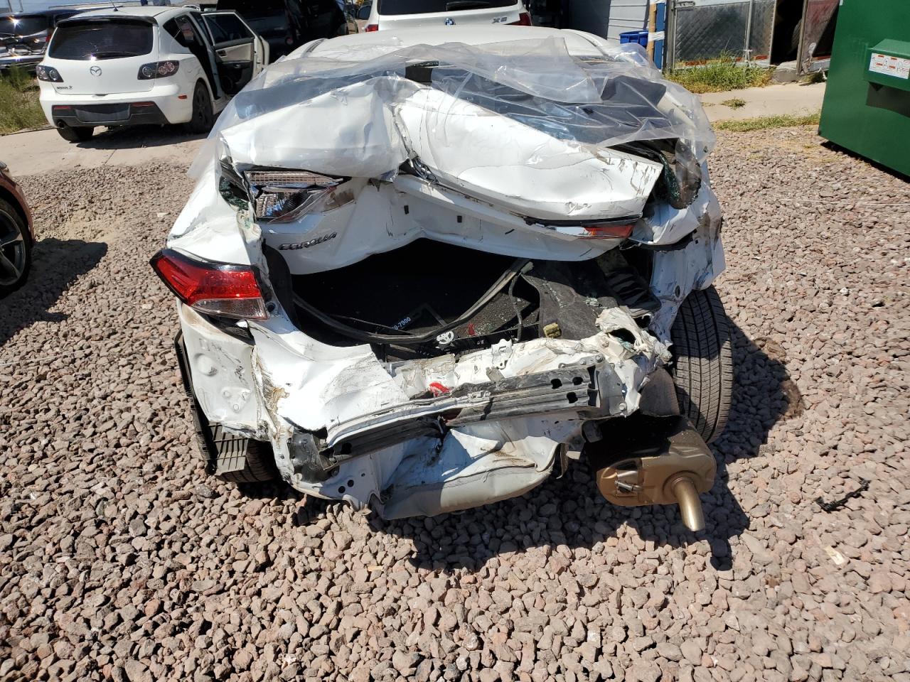 2020 Toyota Corolla VIN 5YFBPRBE2LP027034 Copart auction photo, rear end damage thumbnail 6