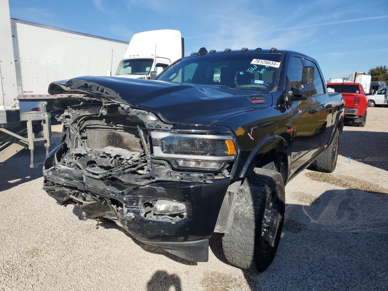 2019 RAM 3500 VIN 3C63R3EL4KG625448 Copart auction photo, front end damage thumbnail 2