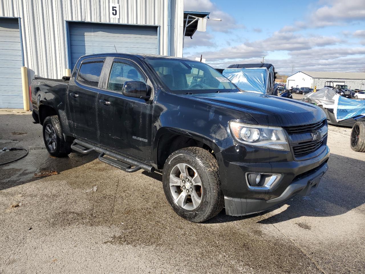 2016 Chevrolet Colorado VIN 1GCGTDE3XG1316655 Copart auction photo, vandalism damage thumbnail 4