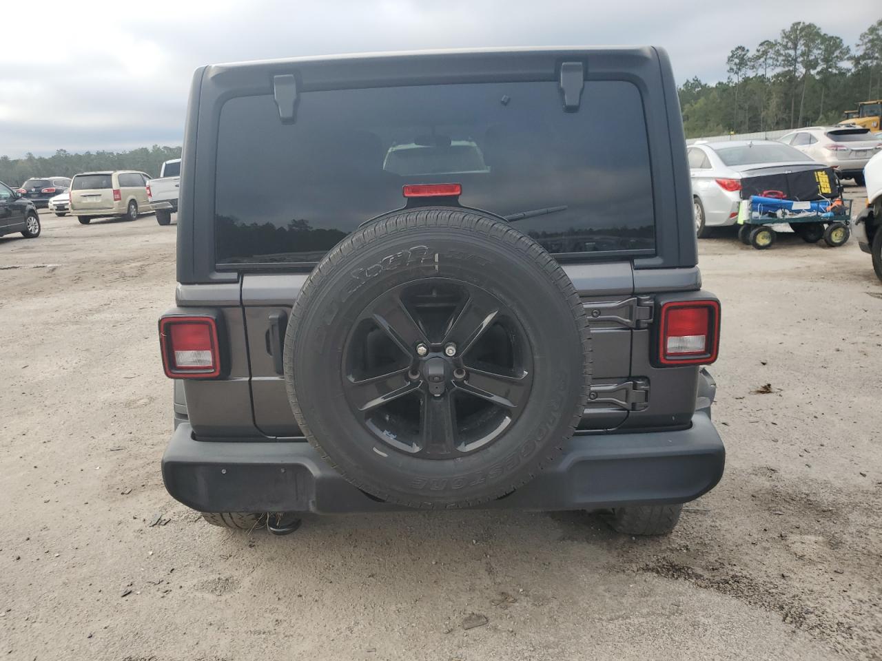 2021 Jeep Wrangler VIN 1C4HJXDN6MW814574 Copart auction photo, rollover damage thumbnail 6