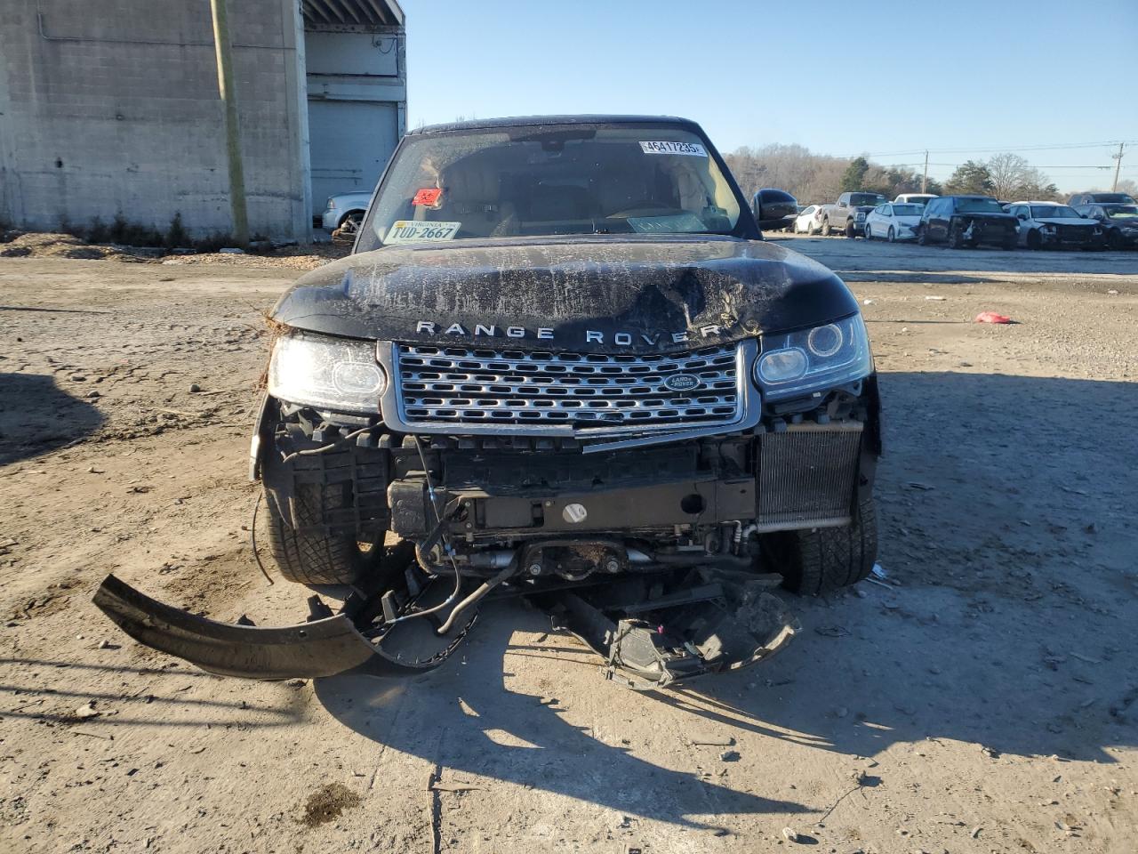 2015 Land Rover Range Rover VIN SALGS3TF2FA218690 Copart auction photo, front end / minor dent/scratches damage thumbnail 5