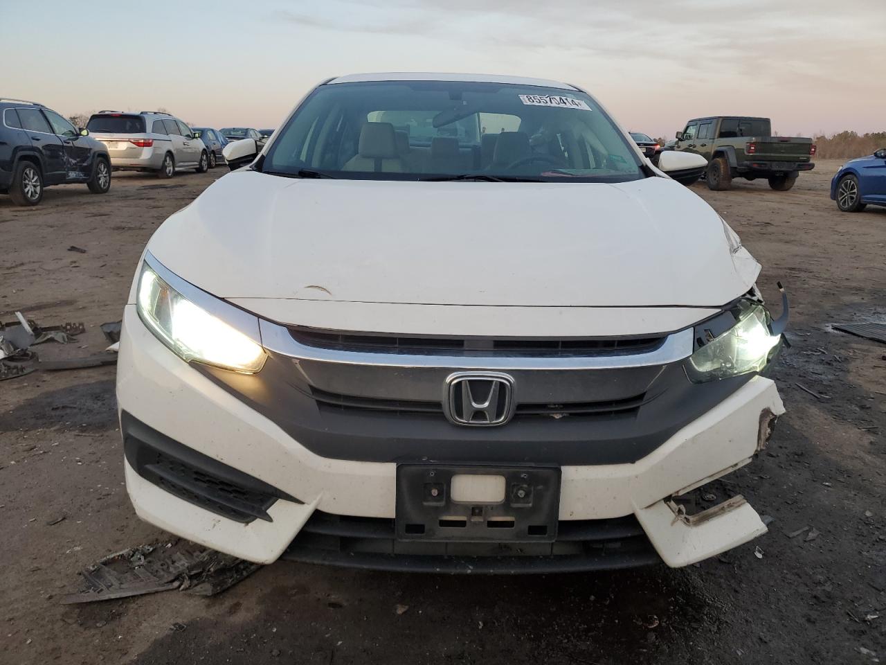 2016 Honda Civic VIN 2HGFC2F5XGH515045 Copart auction photo, front end / minor dent/scratches damage thumbnail 5