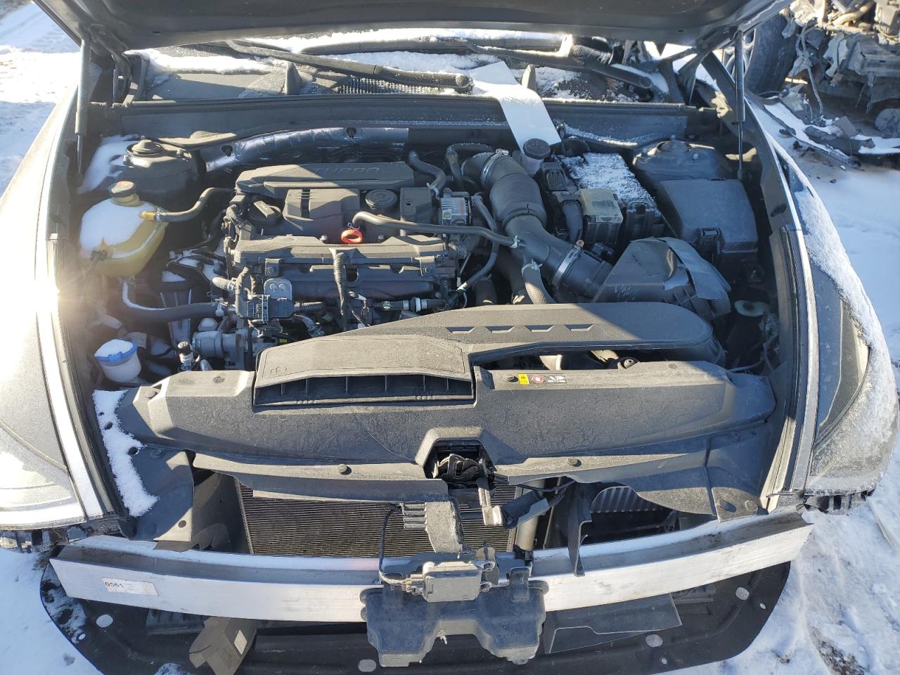 2022 Hyundai Sonata VIN 5NPEJ4J28NH140012 Copart auction photo, all over damage thumbnail 11