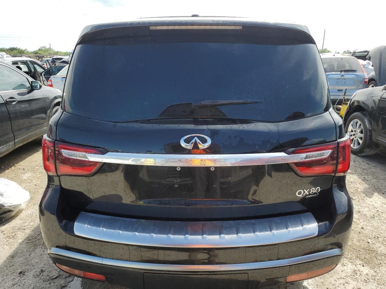 2019 Infiniti QX80 VIN JN8AZ2NE9K9225692 Copart auction photo, water/flood damage thumbnail 6