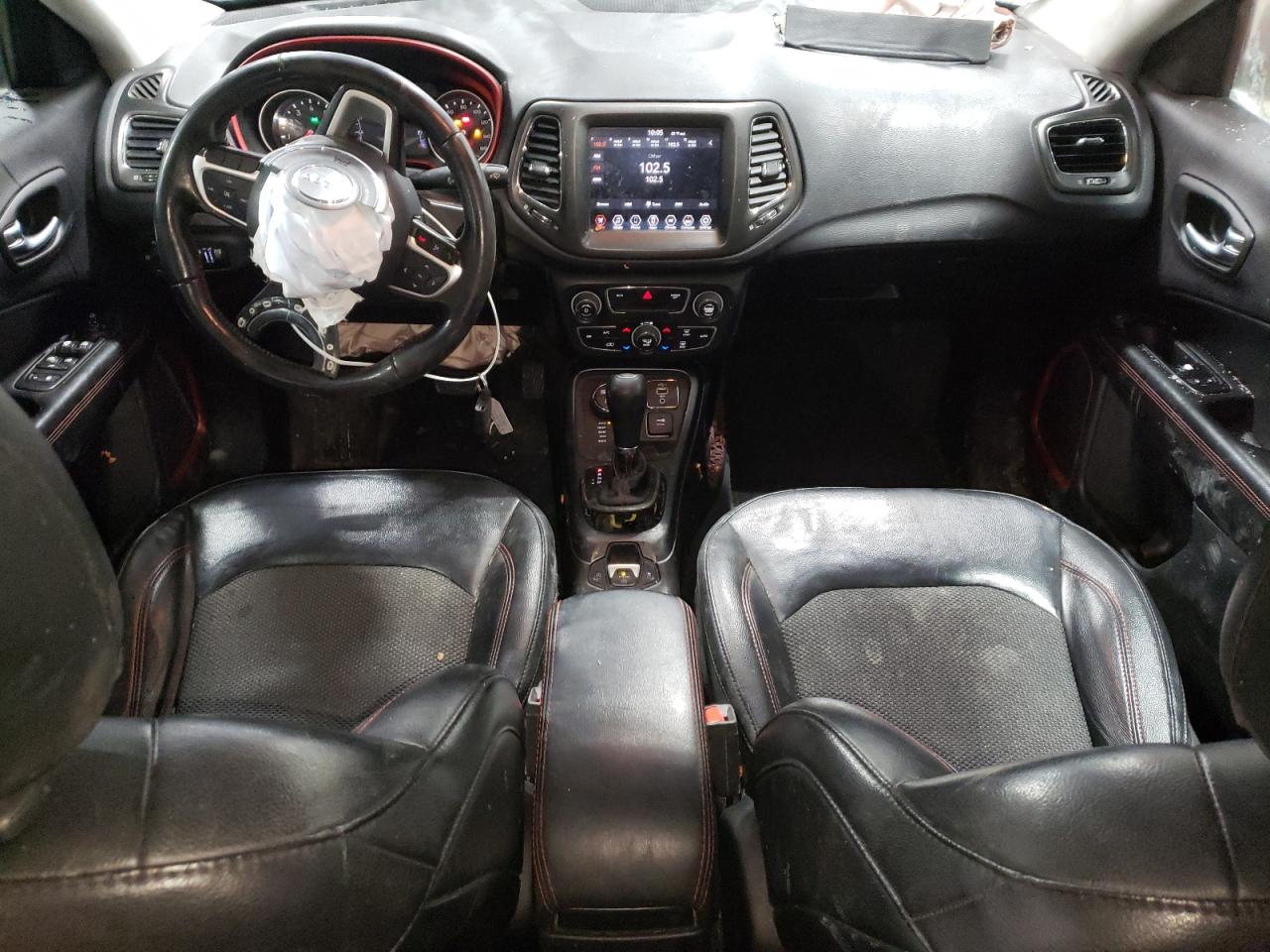 2019 Jeep Compass VIN 3C4NJDDB1KT688277 Copart auction photo, front end / undercarriage damage thumbnail 8