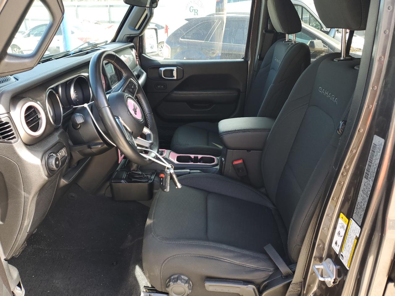 2019 Jeep Wrangler VIN 1C4HJXEG8KW654369 Copart auction photo, front end / minor dent/scratches damage thumbnail 7