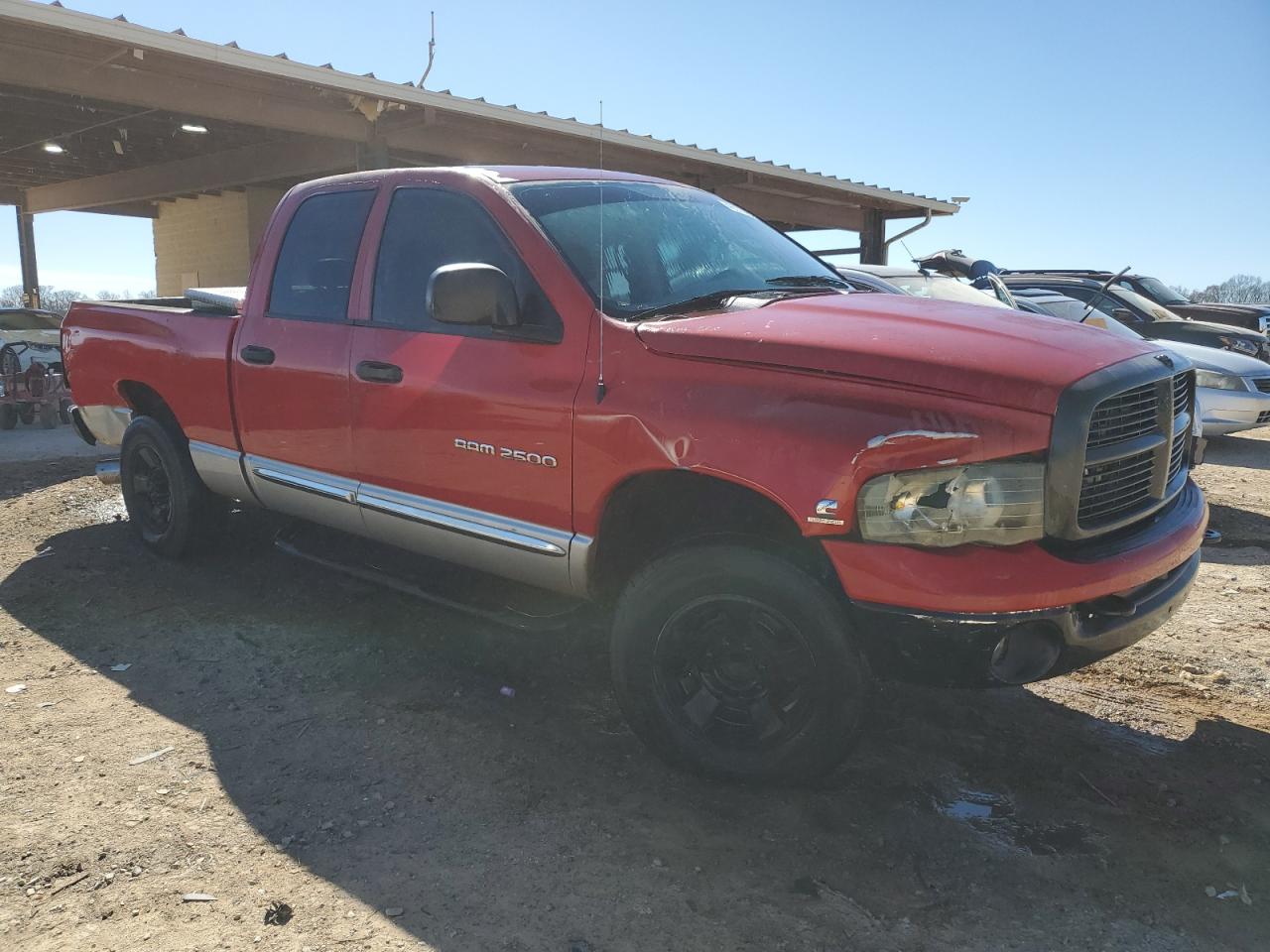 2005 Dodge RAM VIN 3D7KR28C95G863977 Copart auction photo, rear end / front end damage thumbnail 4