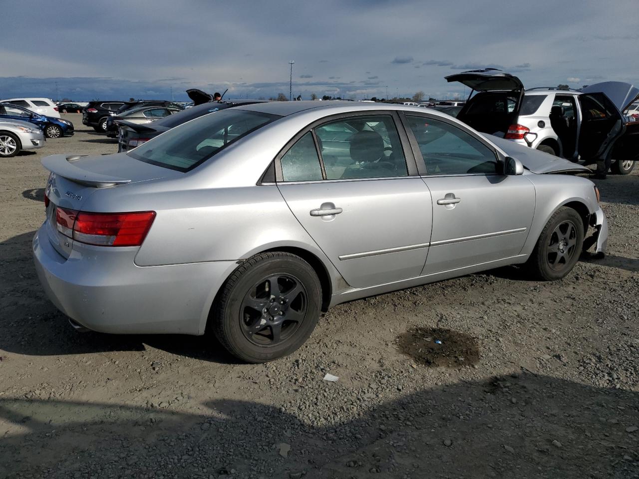 2006 Hyundai Sonata VIN 5NPEU46F96H105774 Copart auction photo, front end damage thumbnail 3