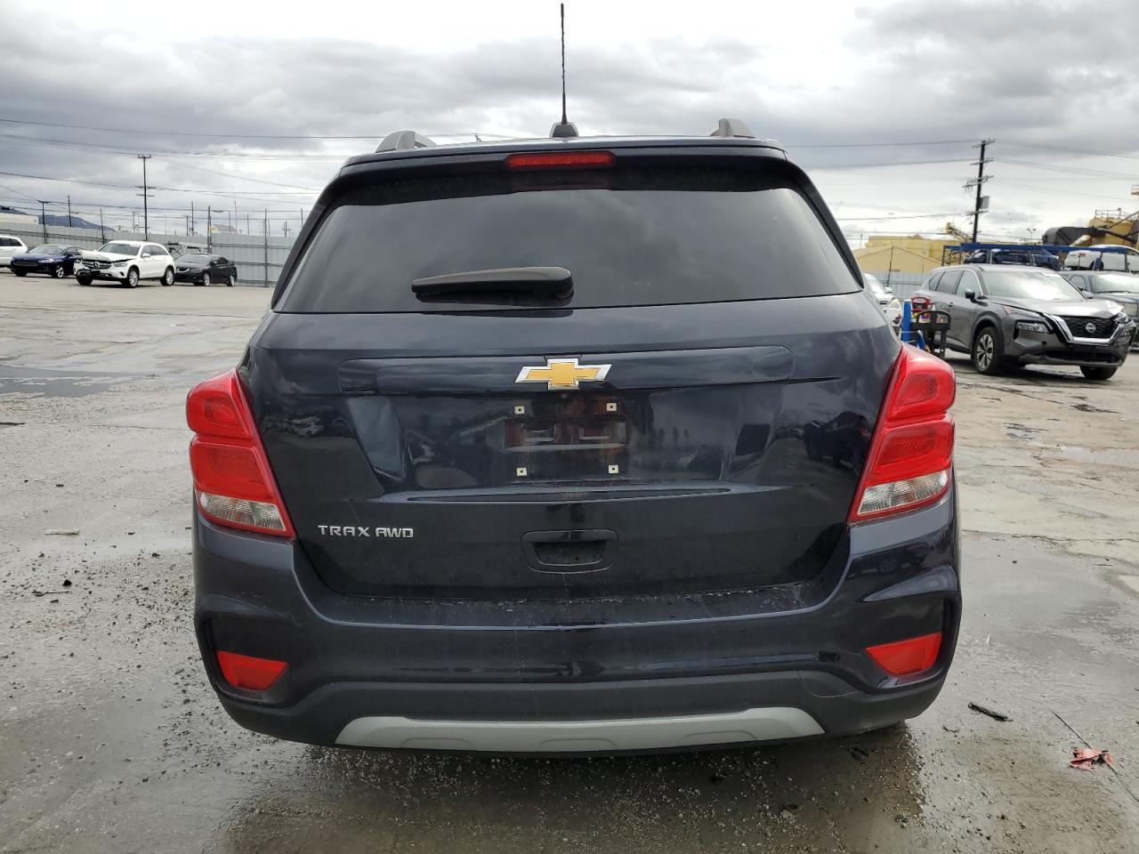 2022 Chevrolet Trax VIN KL7CJPSM2NB568066 Copart auction photo, rear end / side damage thumbnail 6