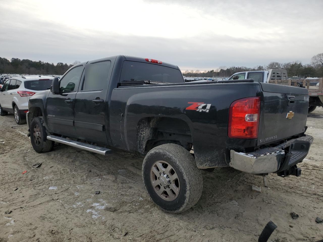 2013 Chevrolet Silverado VIN 1GC1KYEG9DF244641 Copart auction photo, side / front end damage thumbnail 2