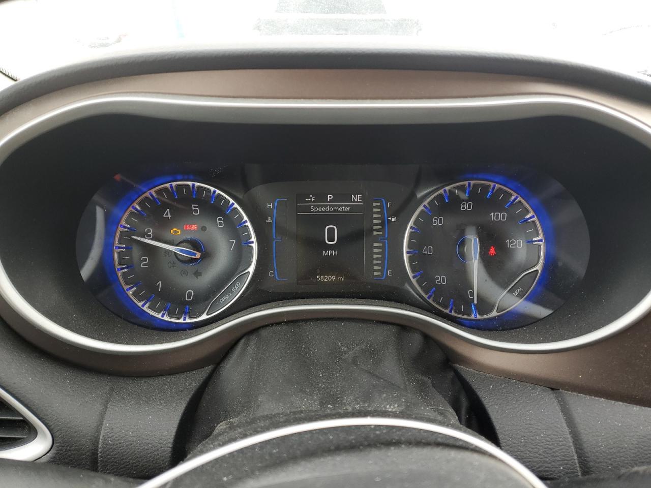 2017 Chrysler Pacifica VIN 2C4RC1CG1HR502854 Copart auction photo, front end damage thumbnail 9