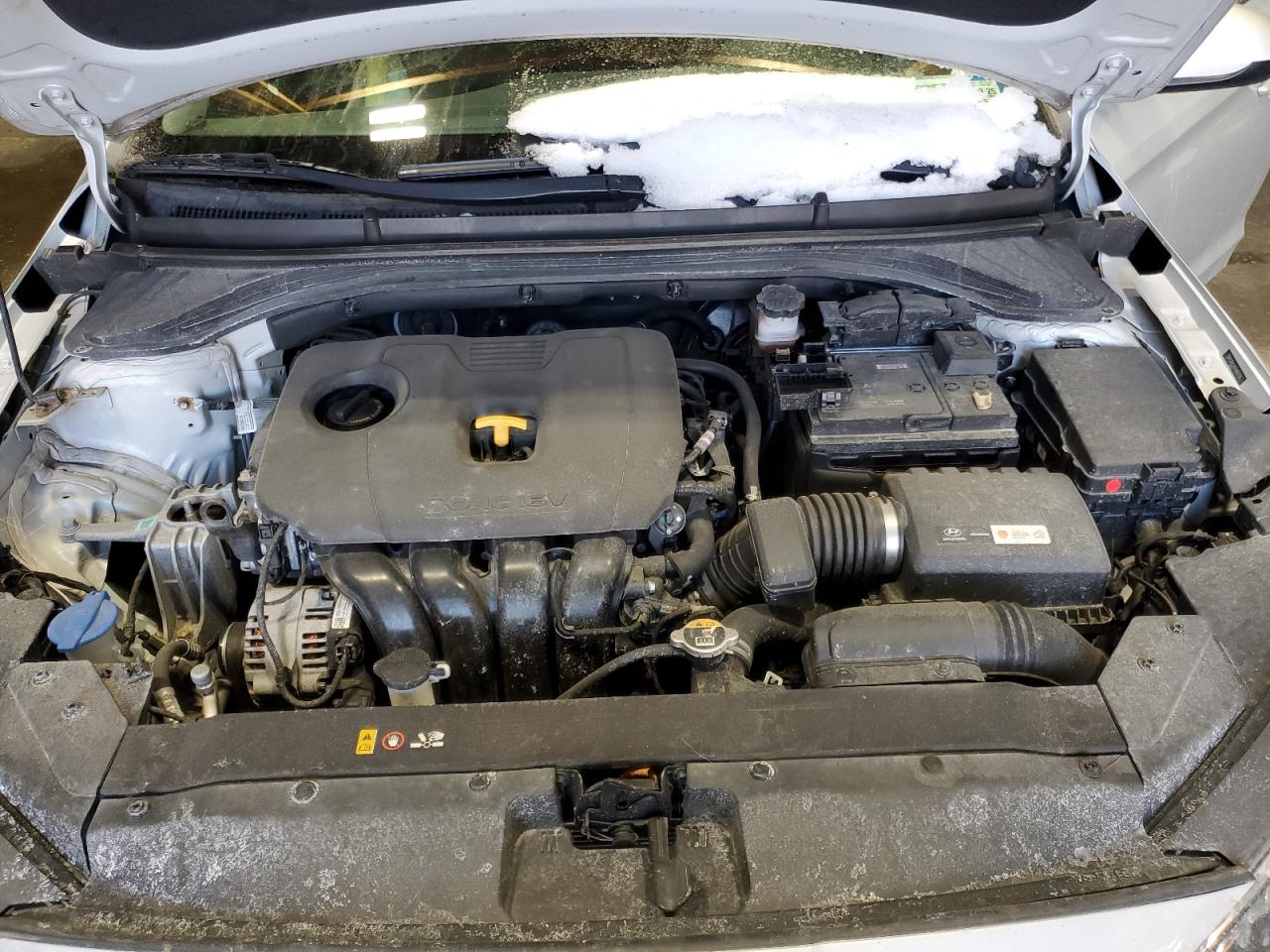 2019 Hyundai Elantra VIN 5NPD84LF6KH460156 Copart auction photo, side / front end damage thumbnail 11