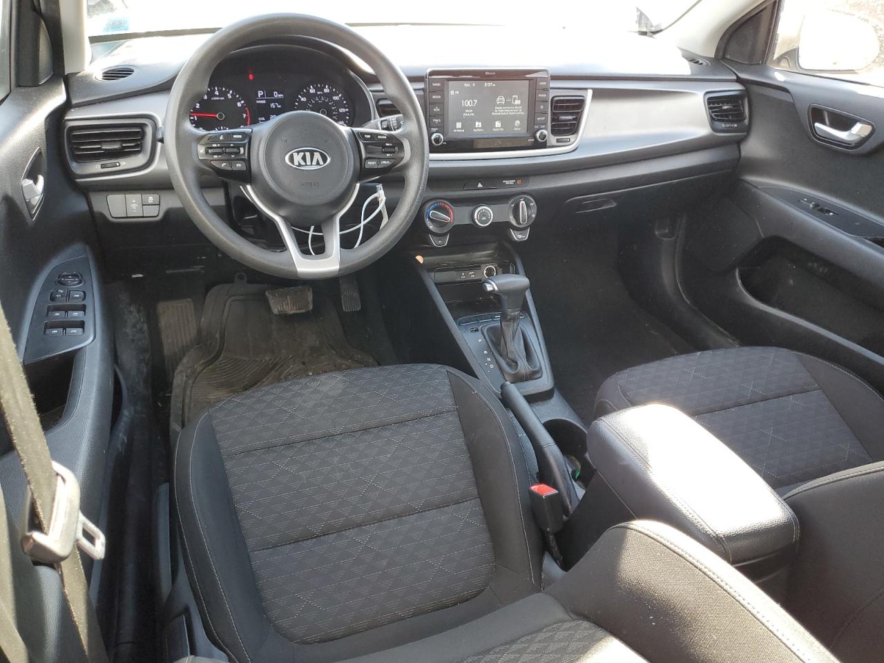 2019 KIA Rio VIN 3KPA24AB9KE197802 Copart auction photo, front end / minor dent/scratches damage thumbnail 8