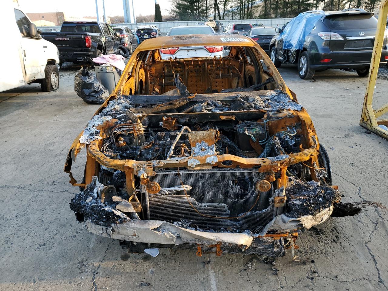 2018 Honda Accord VIN 1HGCV1F10JA075153 Copart auction photo, burn / front end damage thumbnail 5