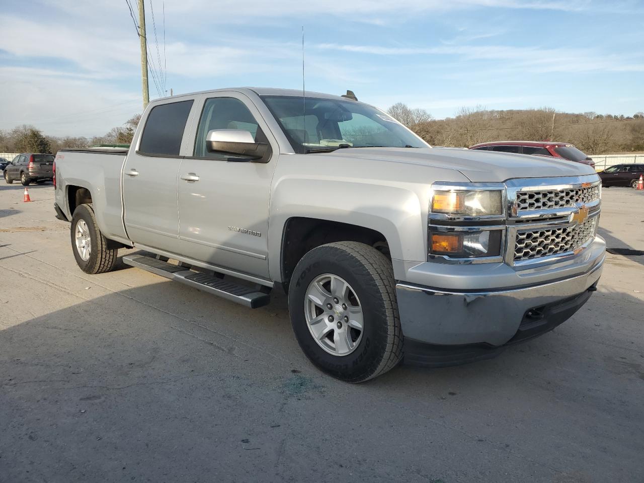 2015 Chevrolet Silverado VIN 3GCUKREH4FG337466 Copart auction photo, rear end damage thumbnail 4