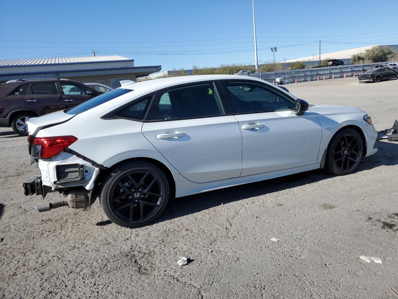 2023 Honda Civic VIN 2HGFE2F55PH520308 Copart auction photo, rear end damage thumbnail 3