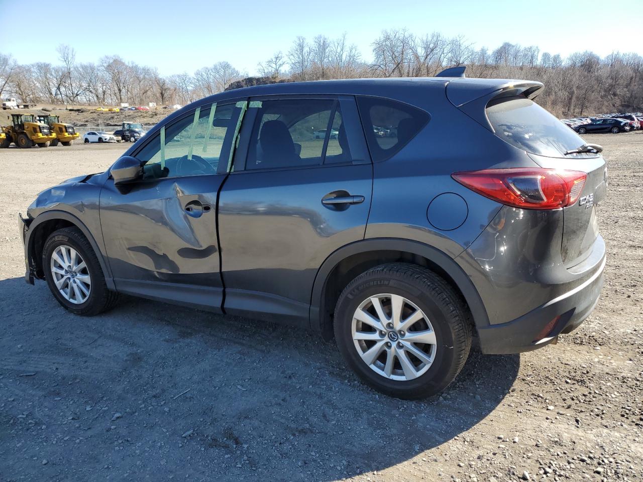 2014 Mazda CX-5 VIN JM3KE4CY6E0369317 Copart auction photo, front end / side damage thumbnail 2