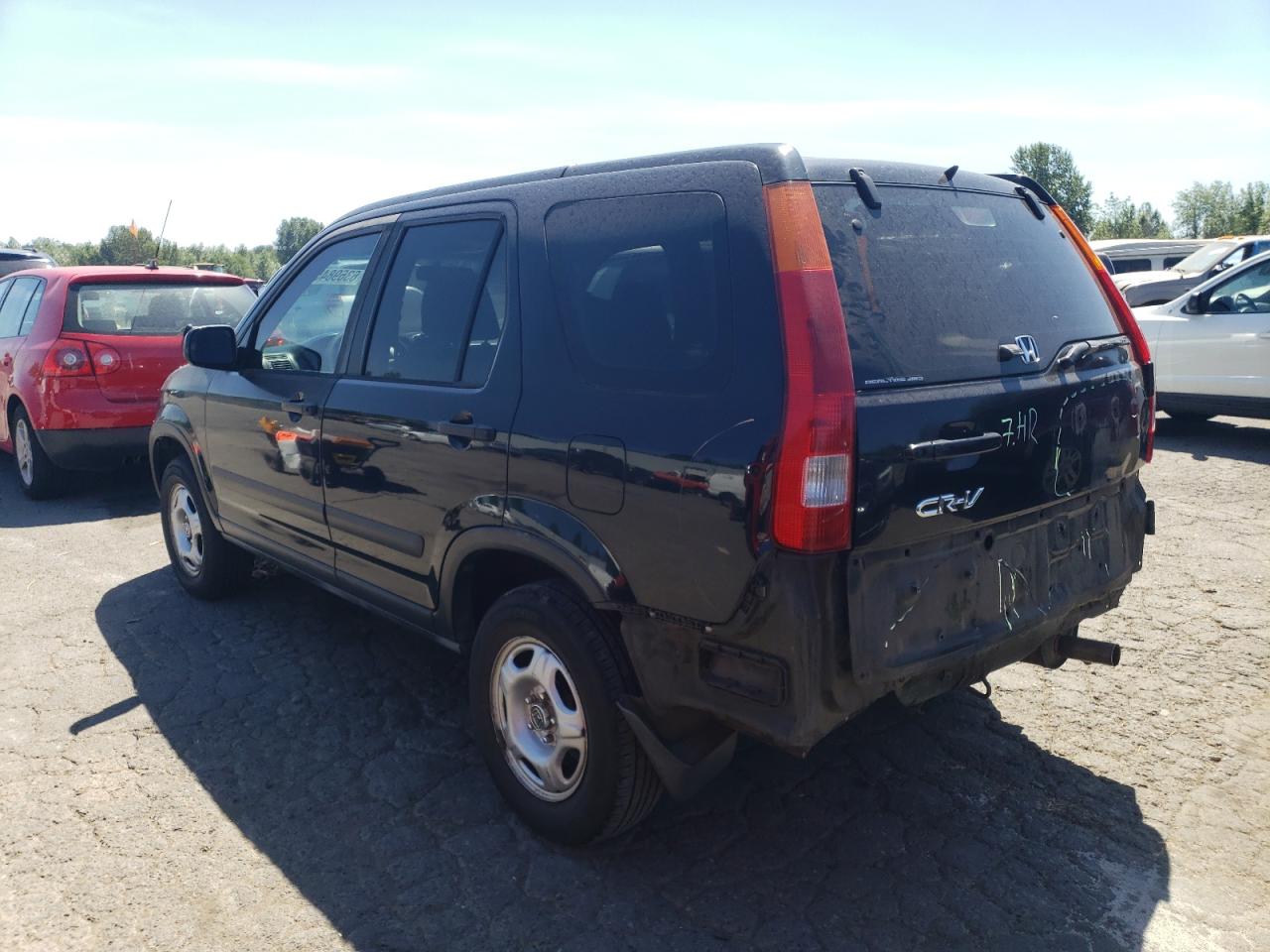 2002 Honda CR-V VIN JHLRD78482C016477 Copart auction photo, rear end damage thumbnail 2