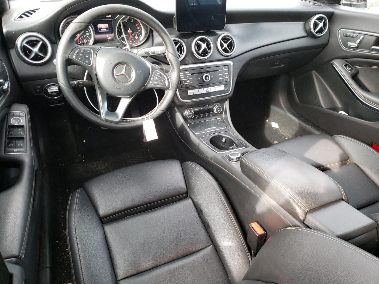 2018 Mercedes-Benz CLA-klasse VIN WDDSJ4GB5JN519592 Copart auction photo, front end / side damage thumbnail 8