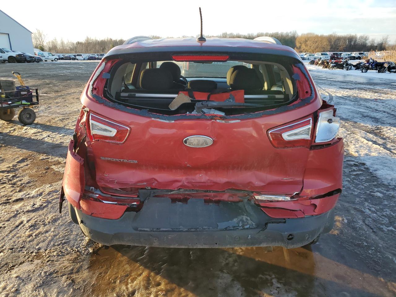2012 KIA Sportage VIN KNDPB3A26C7228445 Copart auction photo, rear end damage thumbnail 6