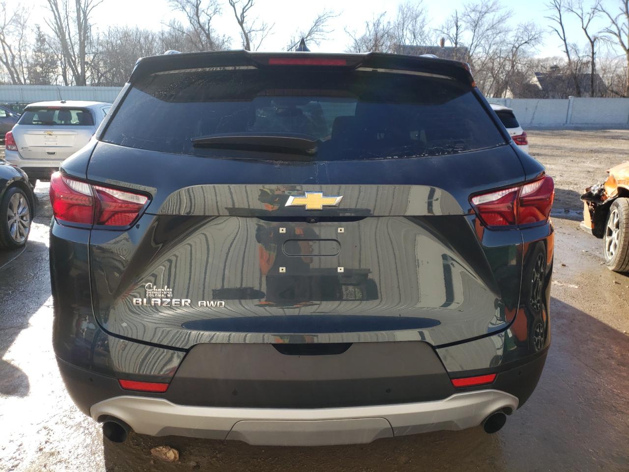 2019 Chevrolet Blazer VIN 3GNKBGRS2KS601493 Copart auction photo, front end damage thumbnail 6