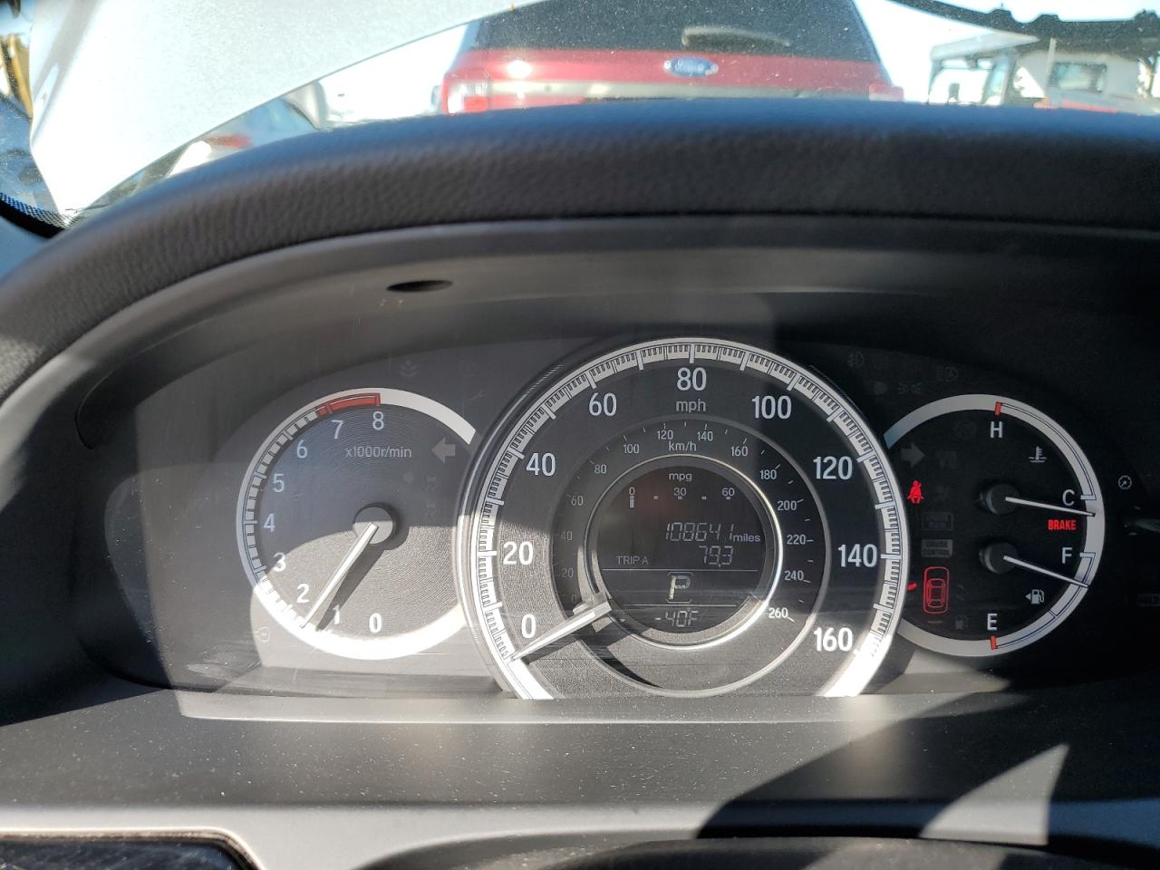 2017 Honda Accord VIN 1HGCR2F39HA091003 Copart auction photo, front end / rear end damage thumbnail 9