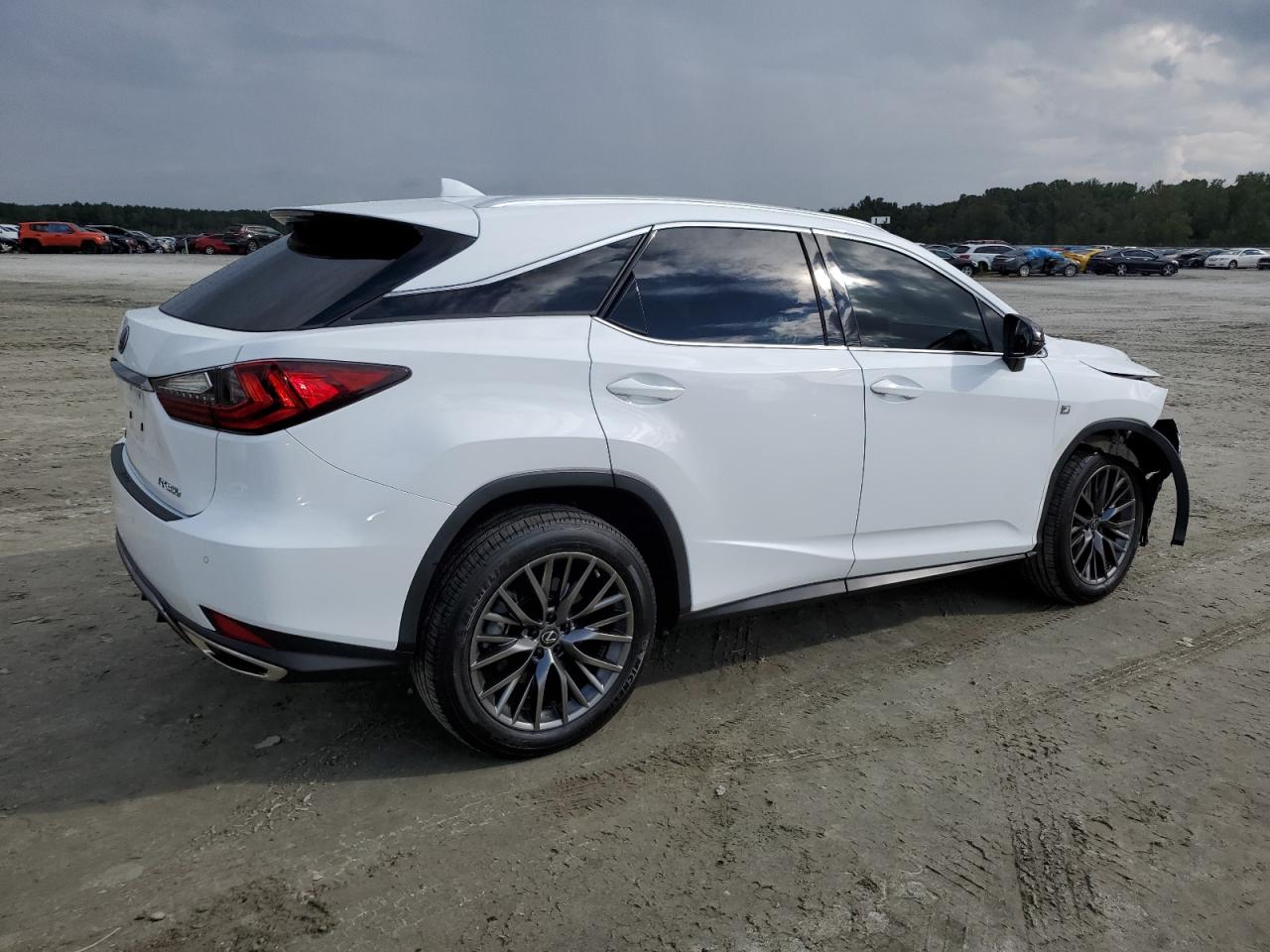 2021 Lexus RX VIN 2T2SZMDA3MC261607 Copart auction photo, front end damage thumbnail 3