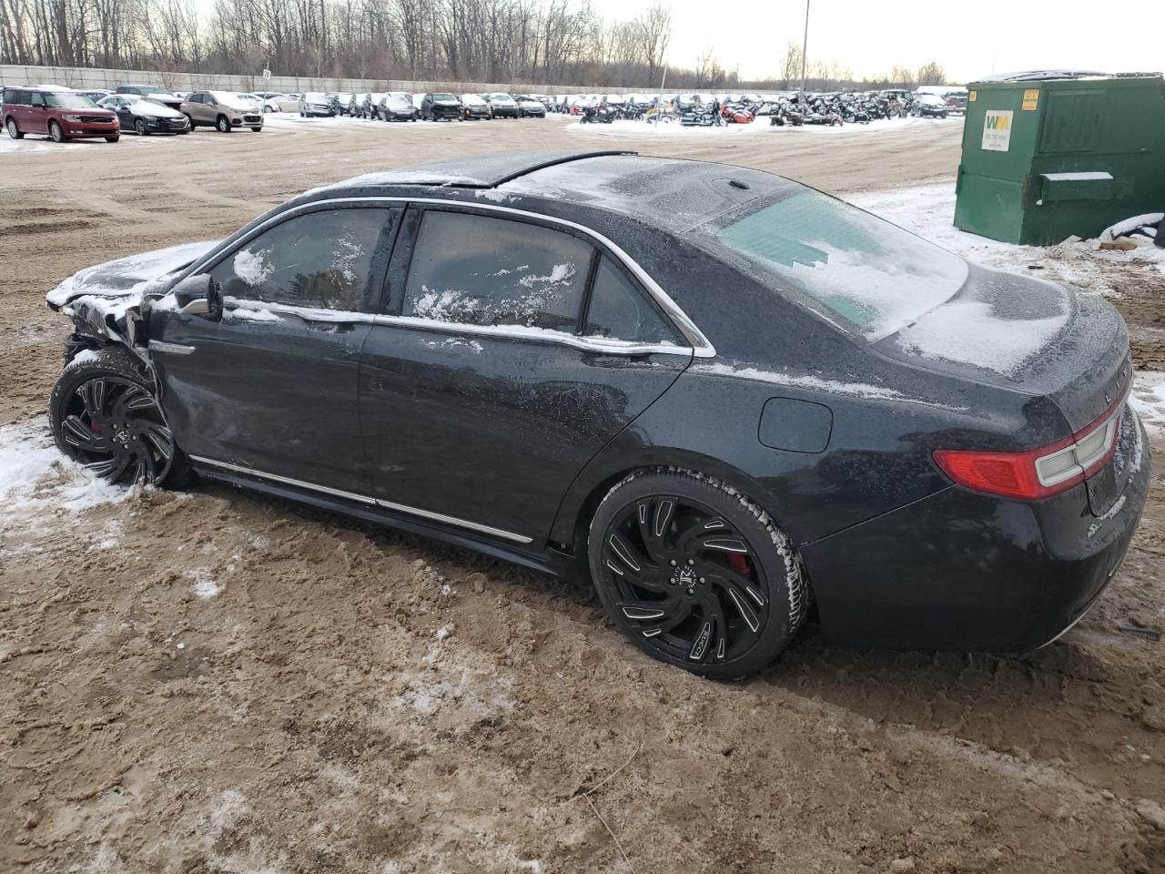 2017 Lincoln Continental VIN 1LN6L9NP0H5623821 Copart auction photo, front end / side damage thumbnail 2