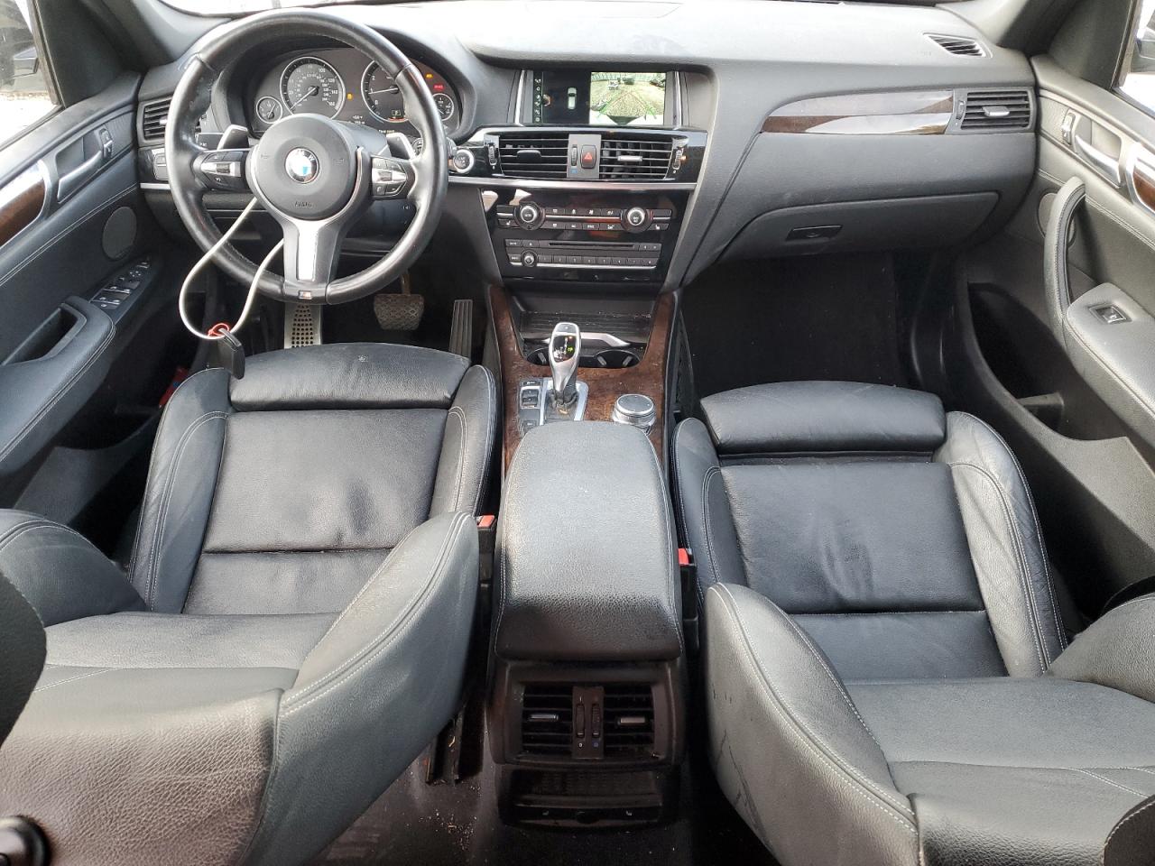 2017 BMW X3 VIN 5UXWX9C36H0W77354 Copart auction photo, rear end / front end damage thumbnail 8